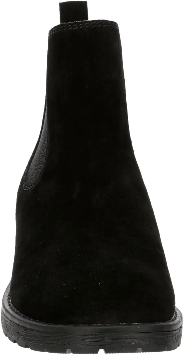 Brenna - Women's Low Heel Suede Chelsea Ankle Boots