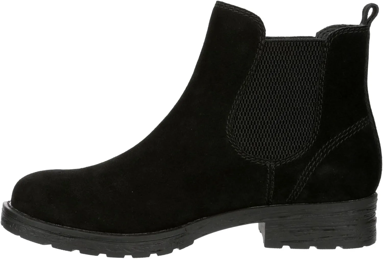 Brenna - Women's Low Heel Suede Chelsea Ankle Boots