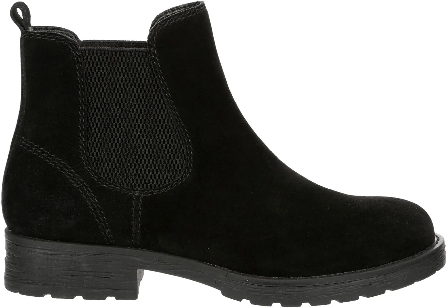 Brenna - Women's Low Heel Suede Chelsea Ankle Boots