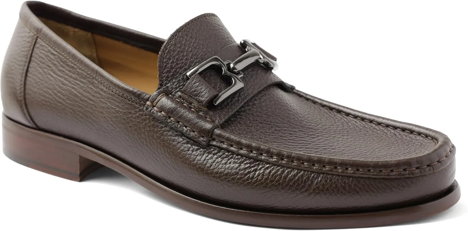 Bruno Magli Men's Trieste Loafers Slip-On, Luxurious Leather Shoes