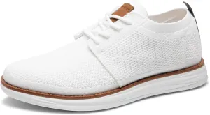 Bruno Marc Men's KnitFlex Breeze Mesh Sneakers Oxfords Lace-Up Lightweight Casual Walking Shoes