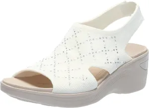 BZees Women's Destiny Bright Slingback Casual Sandal Heeled