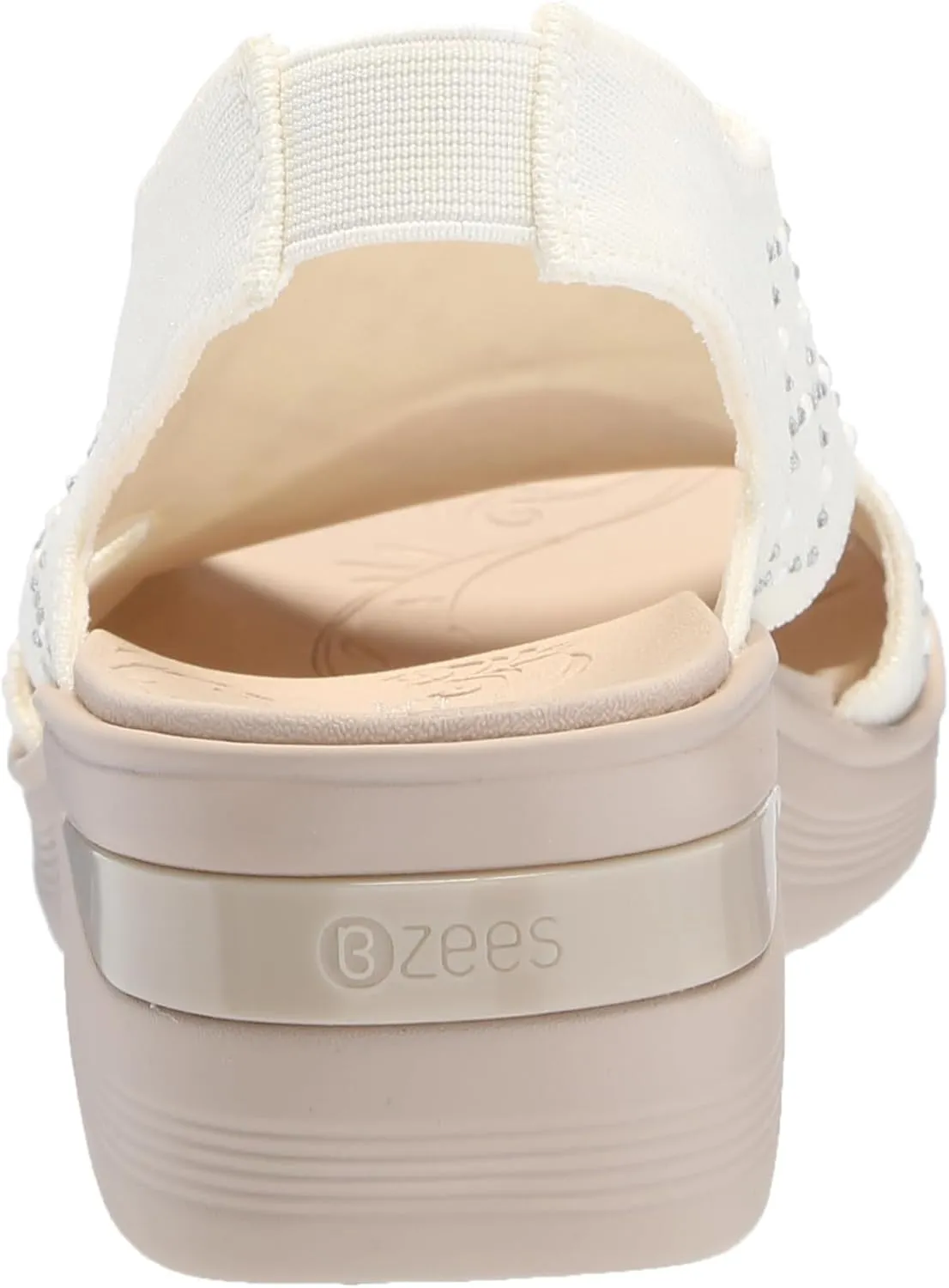 BZees Women's Destiny Bright Slingback Casual Sandal Heeled