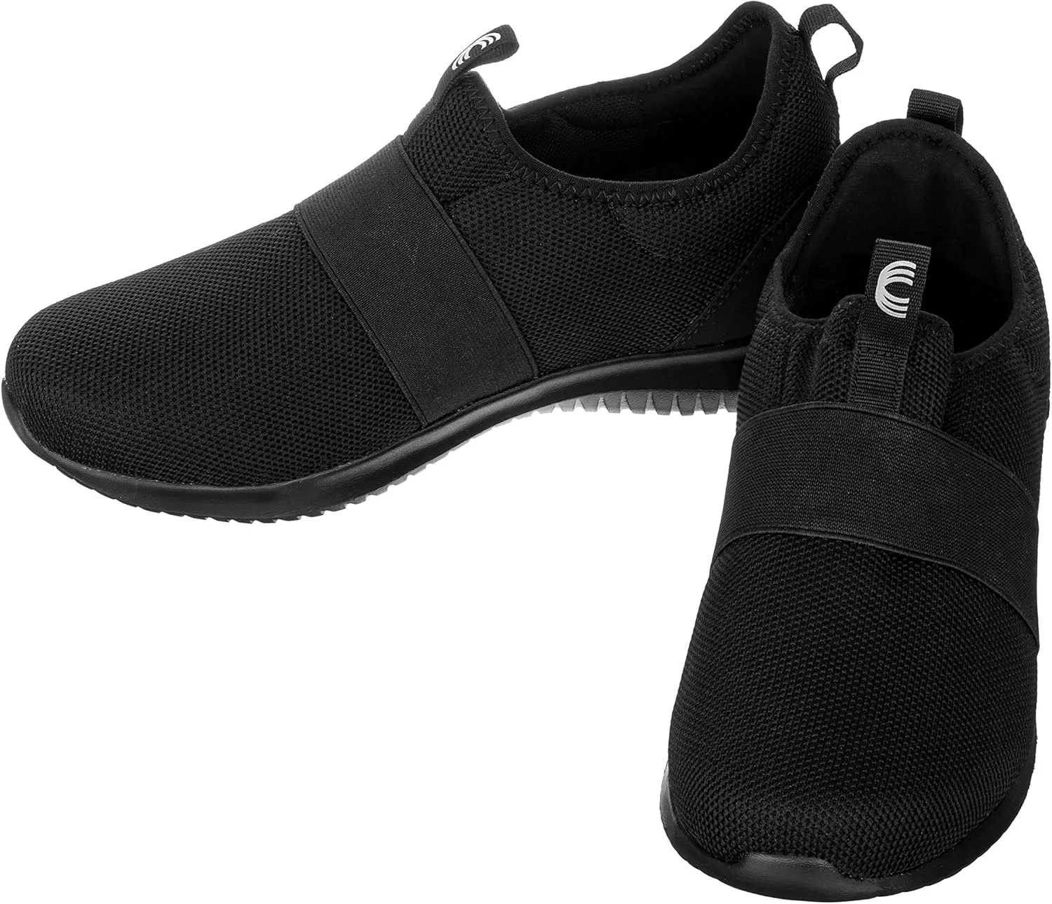 CALTO Men's Invisible Height Increasing Elevator Shoes - Black Ultra Feather Lightweight Sporty Sneakers - 2.1 Inches Taller - Q120 - Size 11 D(M) US