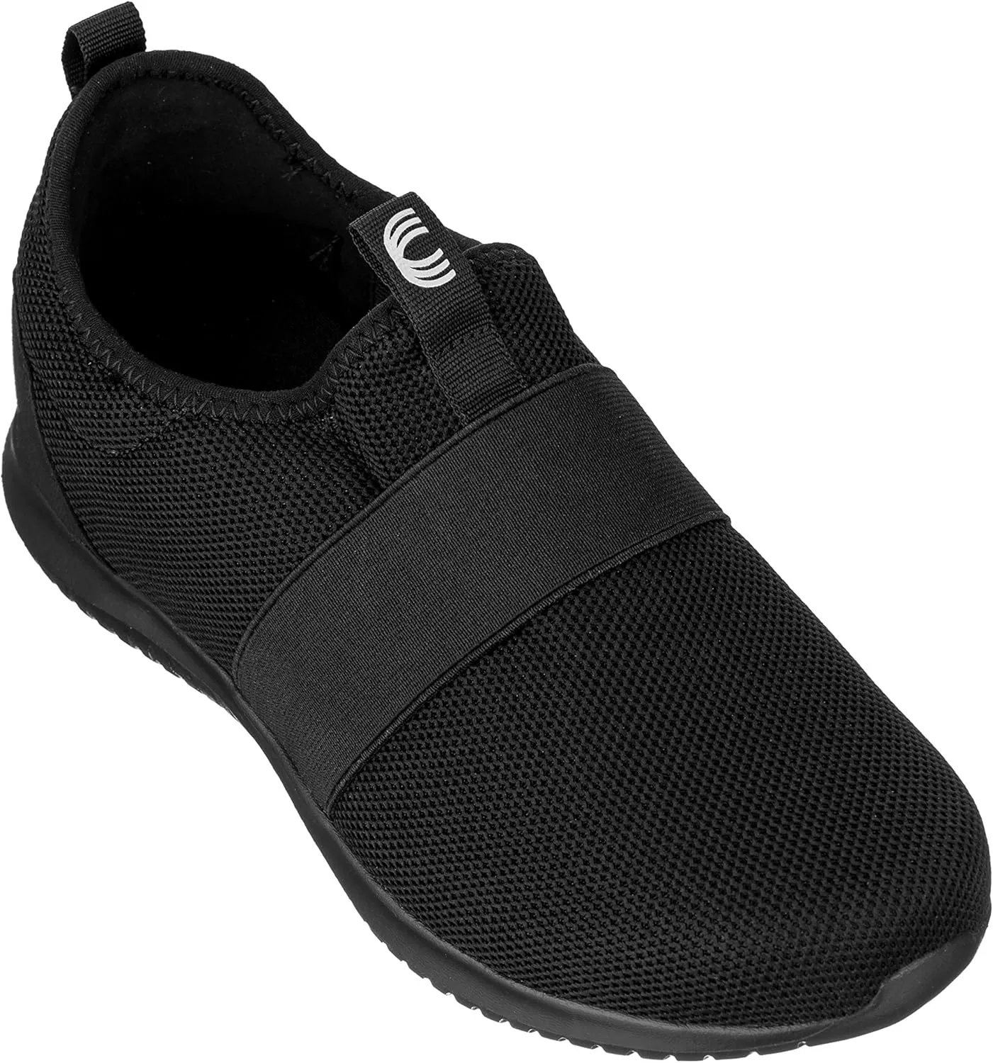 CALTO Men's Invisible Height Increasing Elevator Shoes - Black Ultra Feather Lightweight Sporty Sneakers - 2.1 Inches Taller - Q120 - Size 11 D(M) US