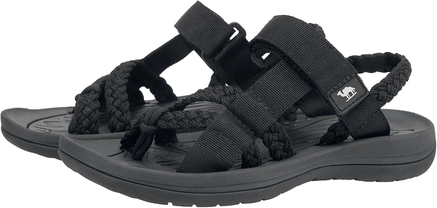 CAMEL CROWN Hiking Sandals for Women Comfortable Athletic Sport Sandal with Arch Support for Casual Walking Outdoors Water Beach Vacation
