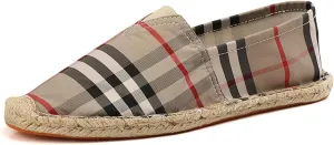 Casual Canvas Shoes for Men, 2025 Summer Comfortable Canvas Slip On Shoes Classical Handmade Soft Loafers(3,8.5)