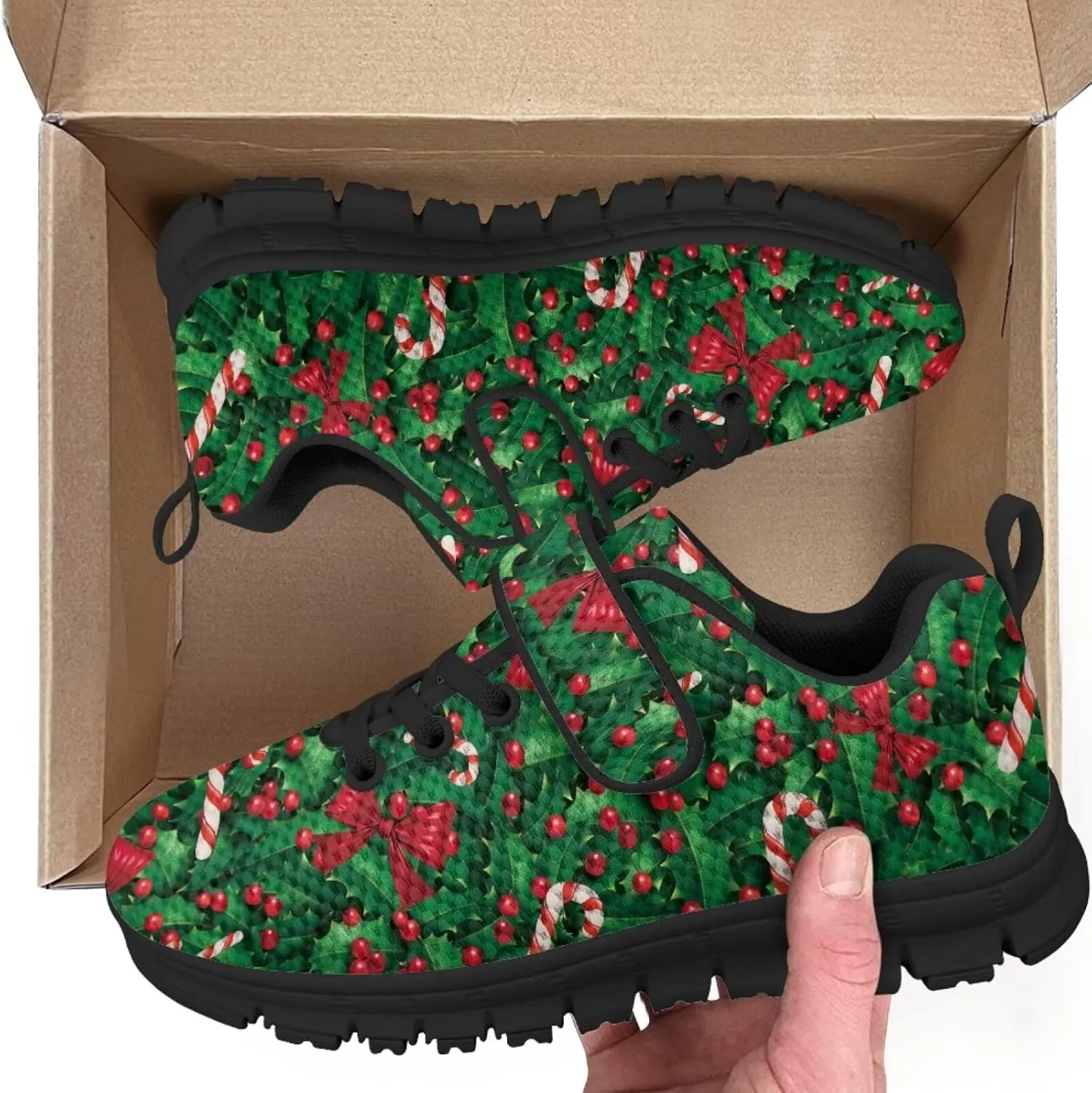 Cat Print Wide Barefoot Shoes for Boys Girls Winter Sneakers Running Shoe Athletic Walking Sneaker