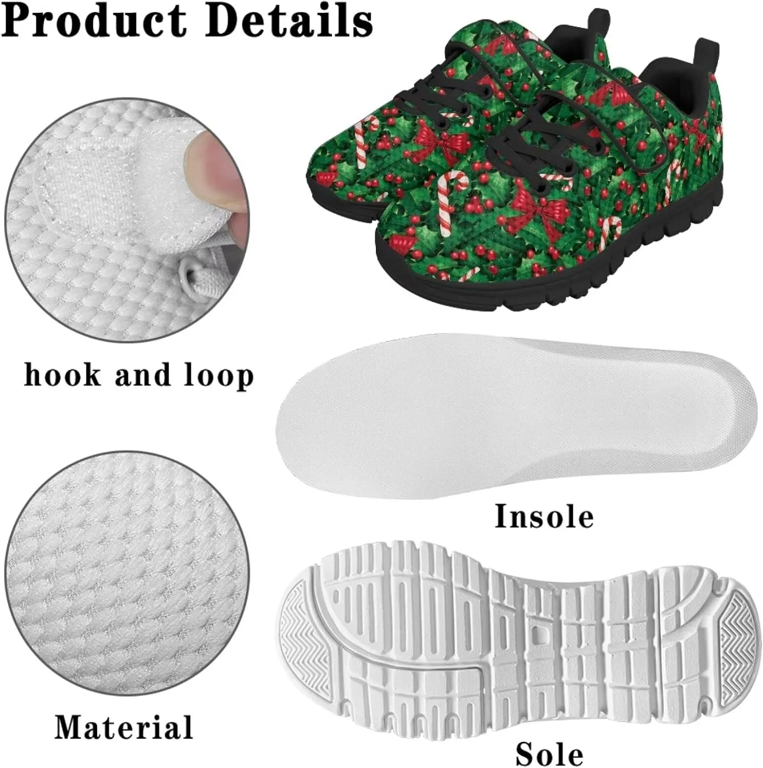 Cat Print Wide Barefoot Shoes for Boys Girls Winter Sneakers Running Shoe Athletic Walking Sneaker
