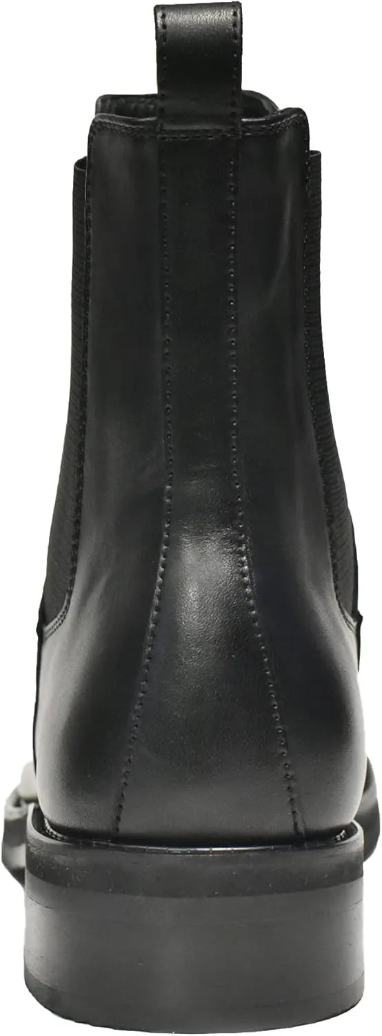 Chelsea Slip-on Crust Boots For Men, Men Handmade Custom Made Boots, Crust Leather Chelsea Boots, Classic Leather Chelsea Boots, Casual, Lightweight, Smooth