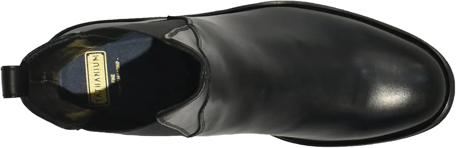 Chelsea Slip-on Crust Boots For Men, Men Handmade Custom Made Boots, Crust Leather Chelsea Boots, Classic Leather Chelsea Boots, Casual, Lightweight, Smooth