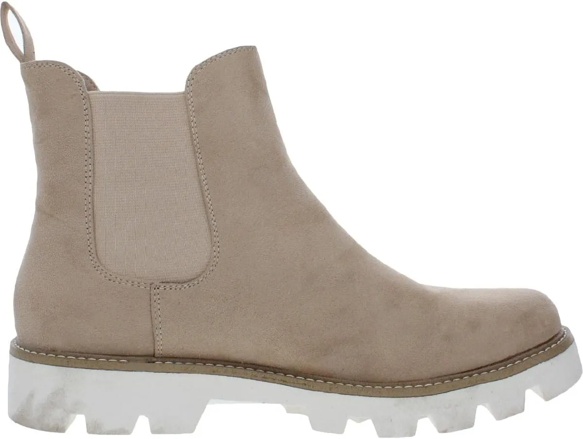 Chinese Laundry Womens Faux Suede Chelsea Ankle Boots