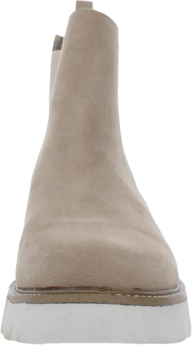 Chinese Laundry Womens Faux Suede Chelsea Ankle Boots