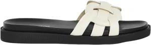 City Chic Women's Wide Fit Slide Sandals - Star Weave