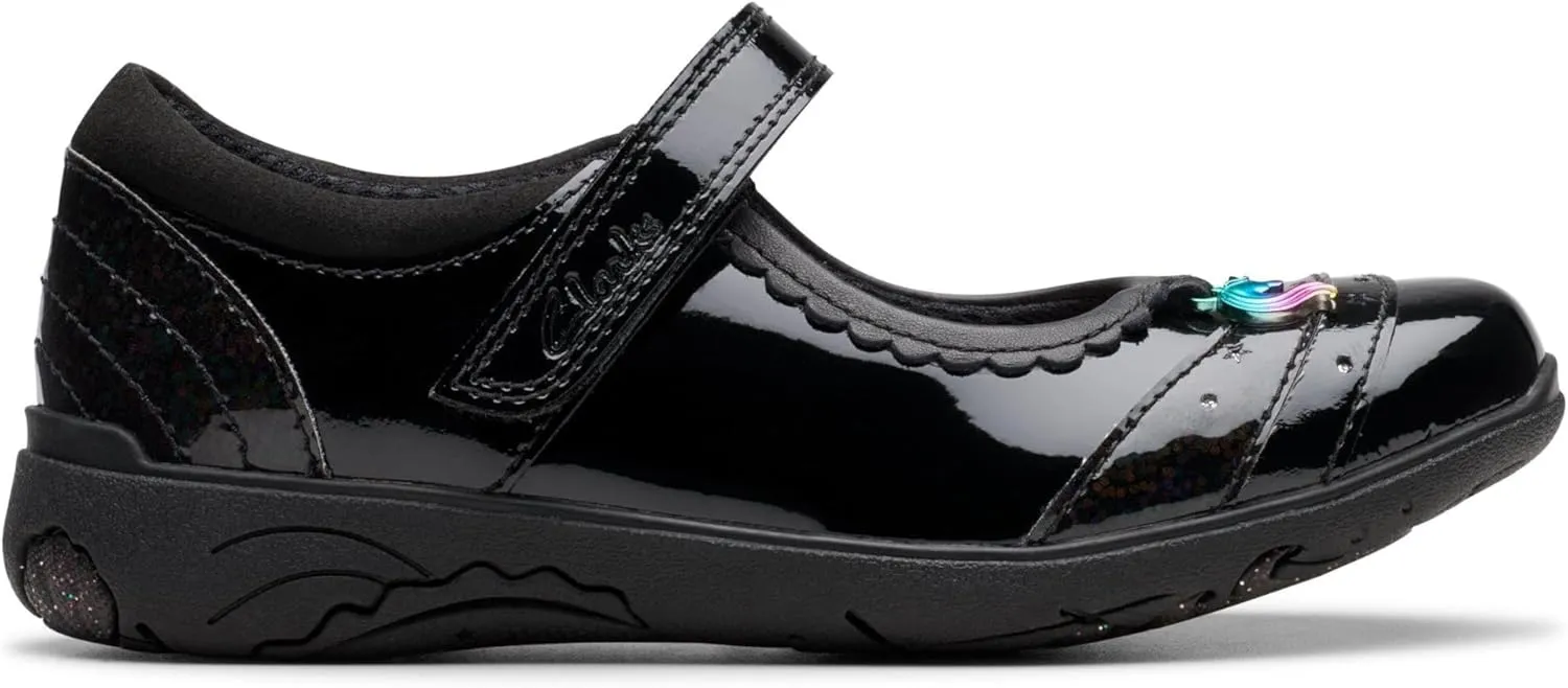 Clarks Girl's Relda Spark K. Oxford Flat