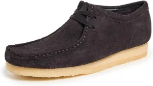 Clarks Men's Suede Wallabee Boots, Brown Slate Suede, 7 Medium US