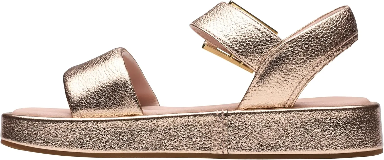 Clarks Womens Alda Strap Leather Sandals