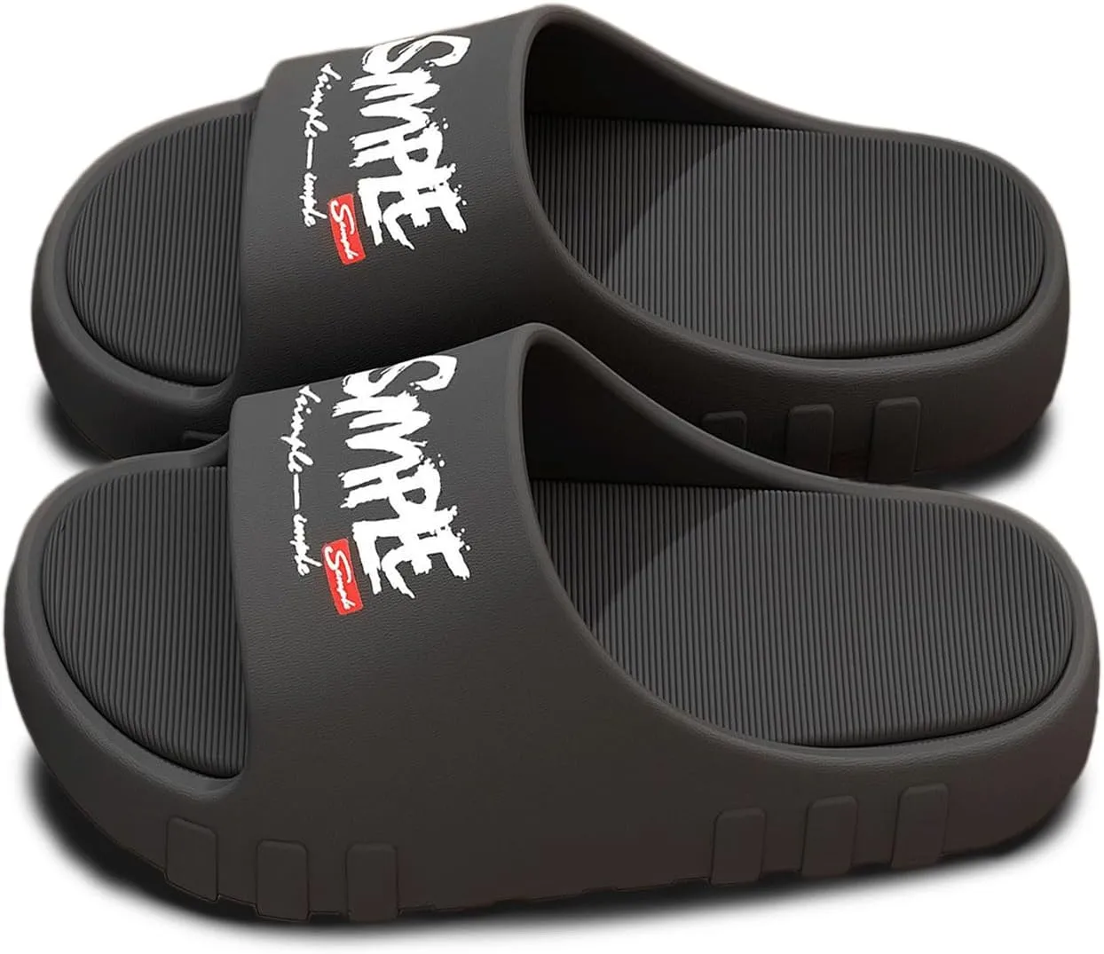 Cloud Slides for Women Men Thick Sole Pillow Slippers Non Slip Shower Bath Platform Foam Sandals for Indoor Outdoor House Pool