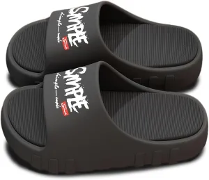 Cloud Slides for Women Men Thick Sole Pillow Slippers Non Slip Shower Bath Platform Foam Sandals for Indoor Outdoor House Pool
