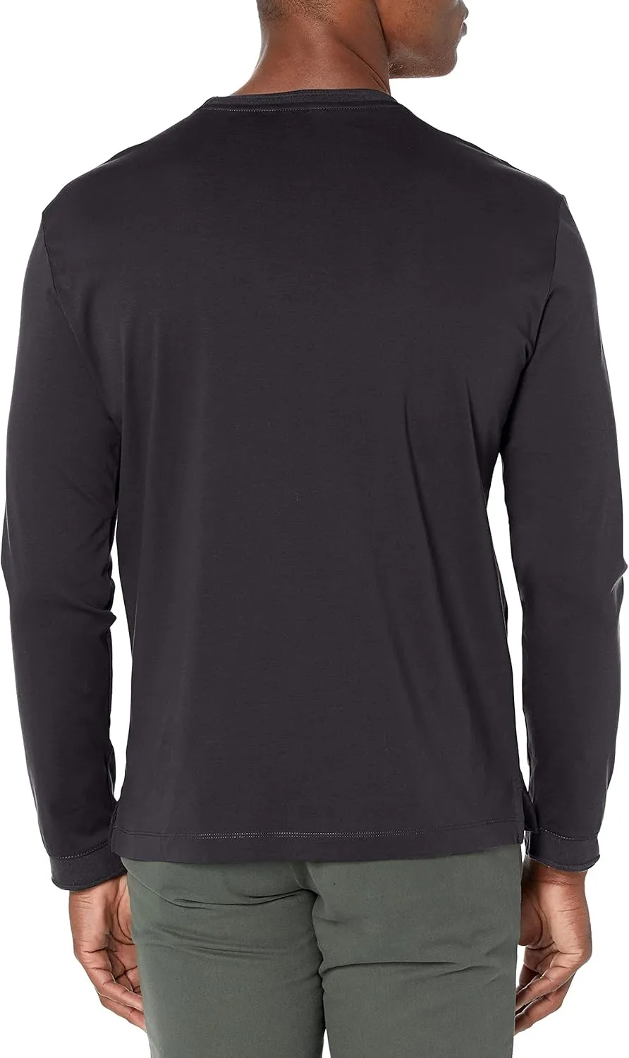 Club Monaco Men's Ls Refined Crew