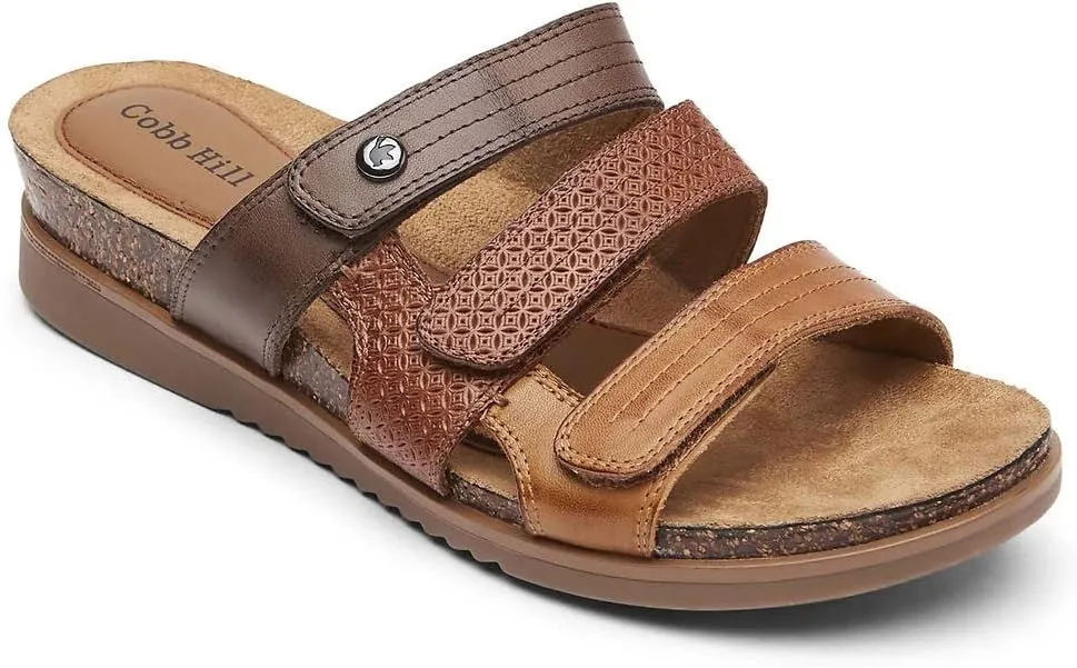Cobb Hill May Slide Tan 8 EE - Extra Wide
