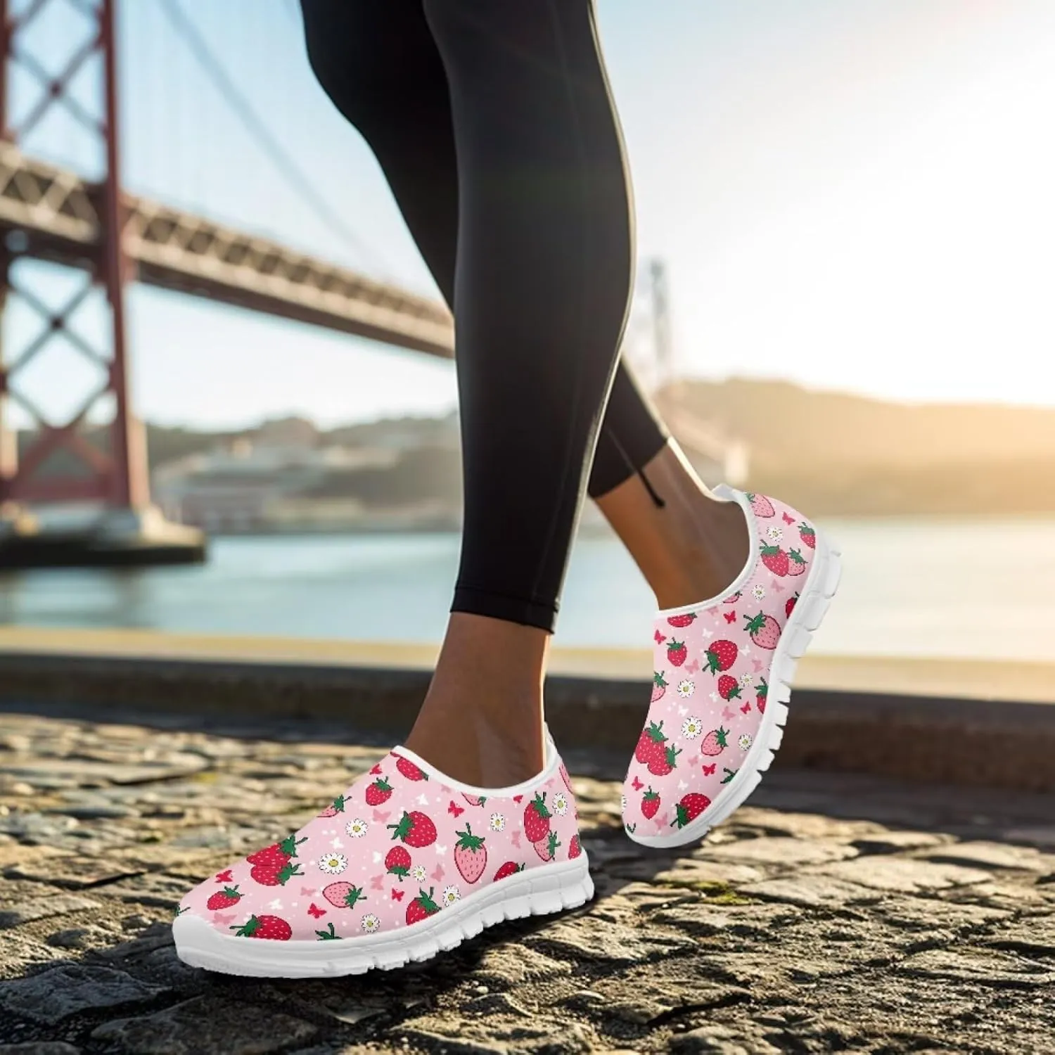 Coloranimal Flats for Women Walking Shoes Casual Flats Comfortable Womens Travel Shoes Loafers with Anti Skid Sole Fashion Womens Footwear