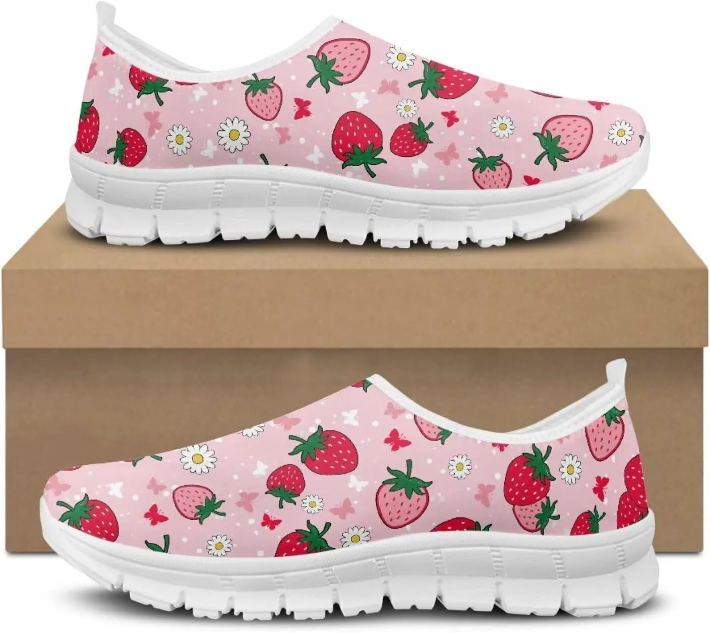 Coloranimal Flats for Women Walking Shoes Casual Flats Comfortable Womens Travel Shoes Loafers with Anti Skid Sole Fashion Womens Footwear