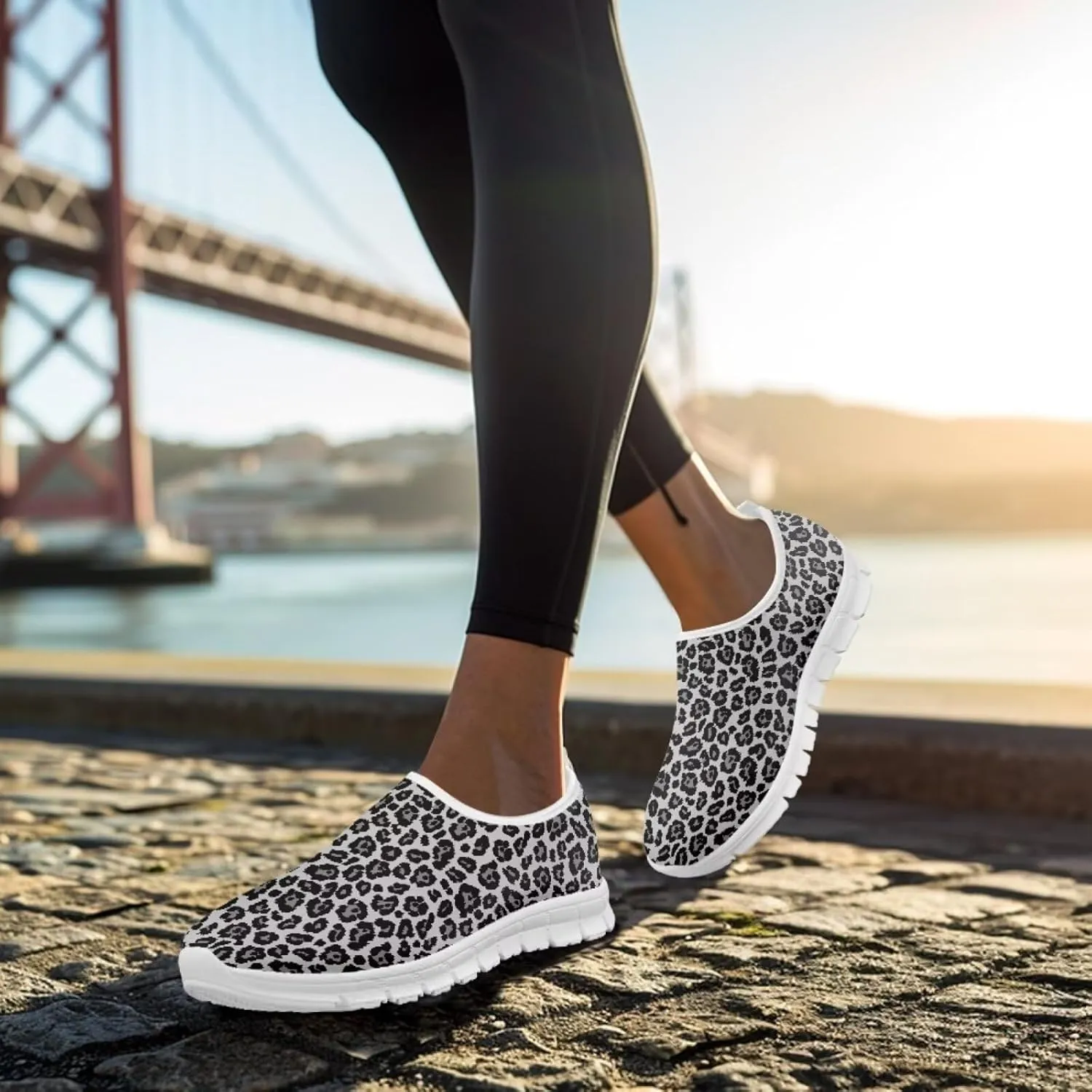 Coloranimal Womens Loafers Casual Flats Slip On Shoes Women Walking Shoes Lightweight Womens Casual Shoes Travel Shoes