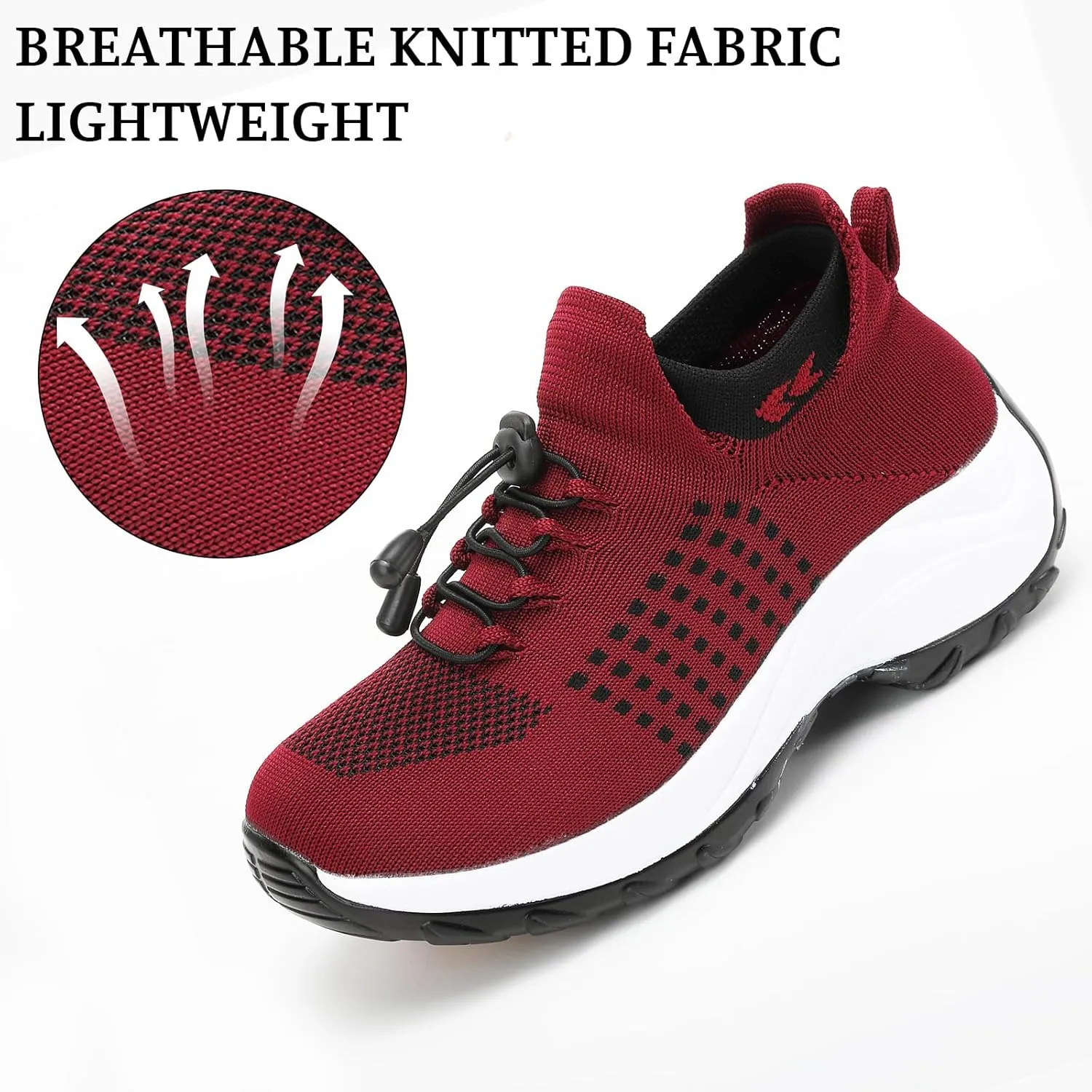 Comfort Orthowear Shoes for Women Men Orthopedic Tennis Shoe Waterproof Comfortable Walking Shoes for Women with Plantar Fasciitis Air Cushion Ortho Breathable Stretch Cushion Orthopedic Sneakers