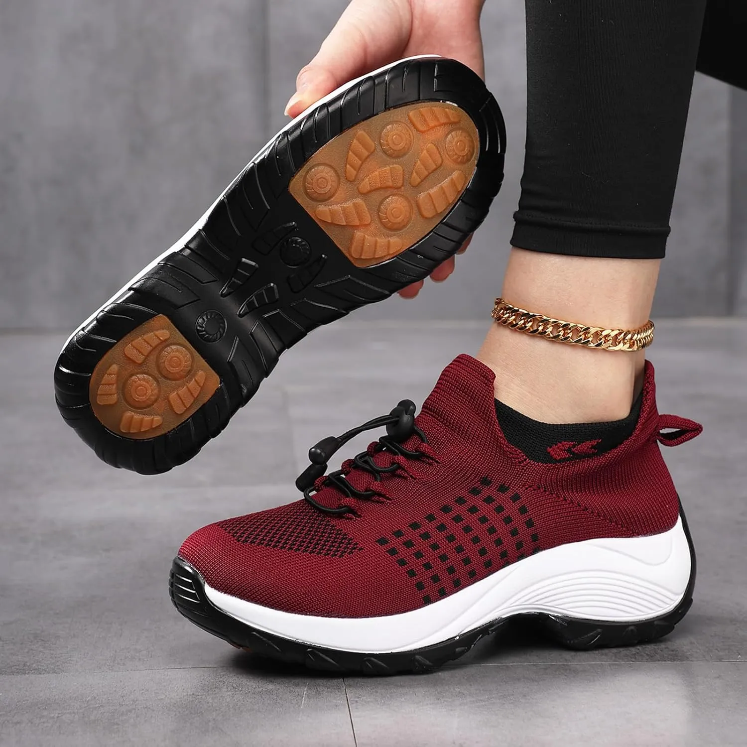 Comfort Orthowear Shoes for Women Men Orthopedic Tennis Shoe Waterproof Comfortable Walking Shoes for Women with Plantar Fasciitis Air Cushion Ortho Breathable Stretch Cushion Orthopedic Sneakers
