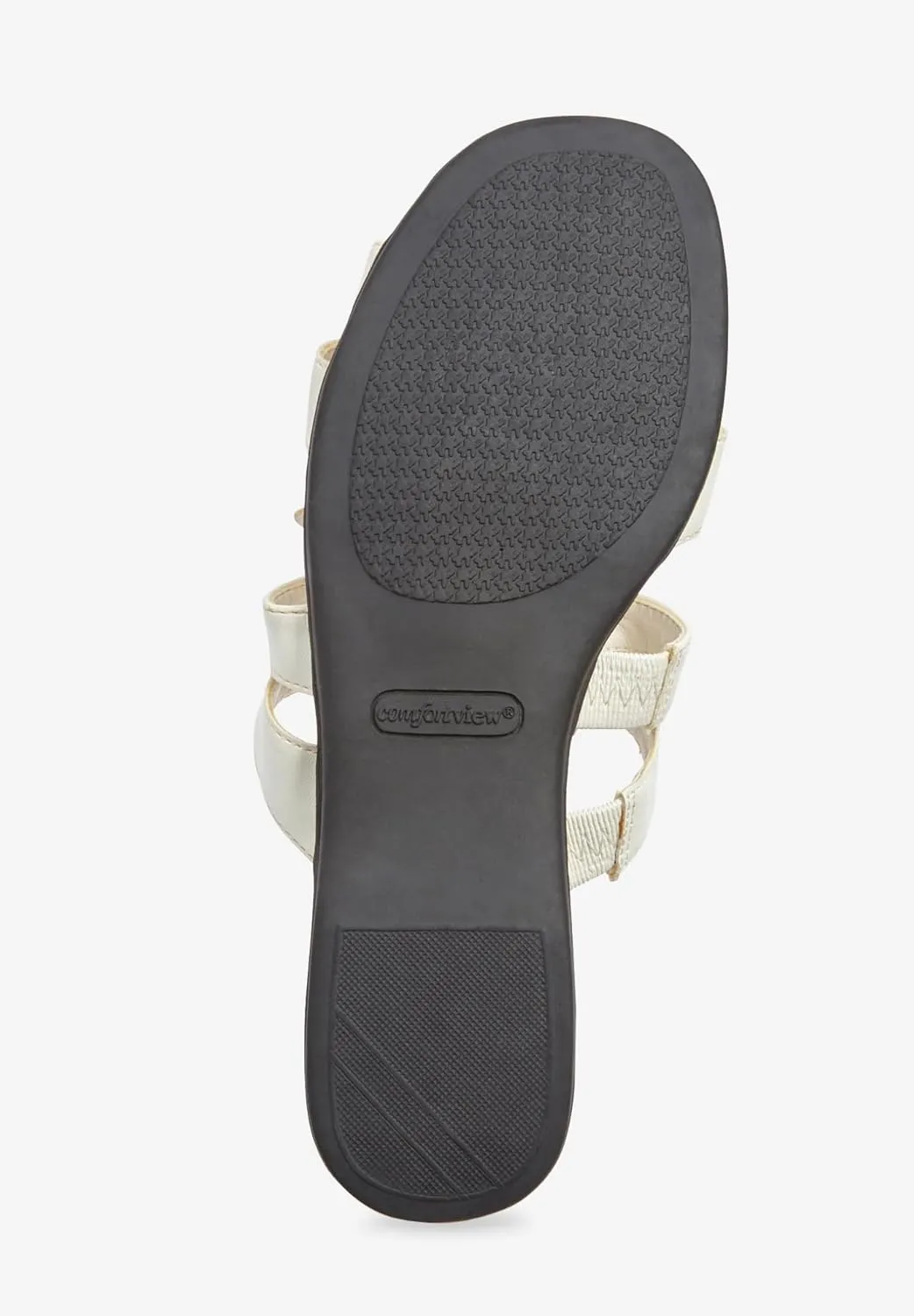 Comfortview Women's Wide Width The Paula Sandal