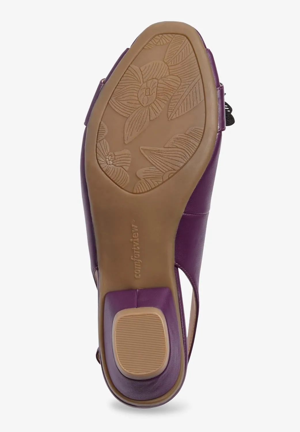 Comfortview Women's Wide Width The Rider Slingback