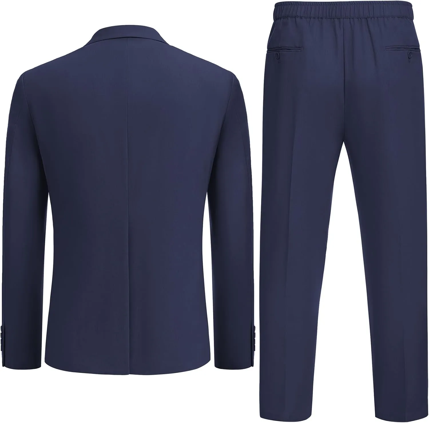 COOFANDY Men's 2 Piece Linen Suits Set Regular Fit Casual Lightweight Blazer Jacket and Pants