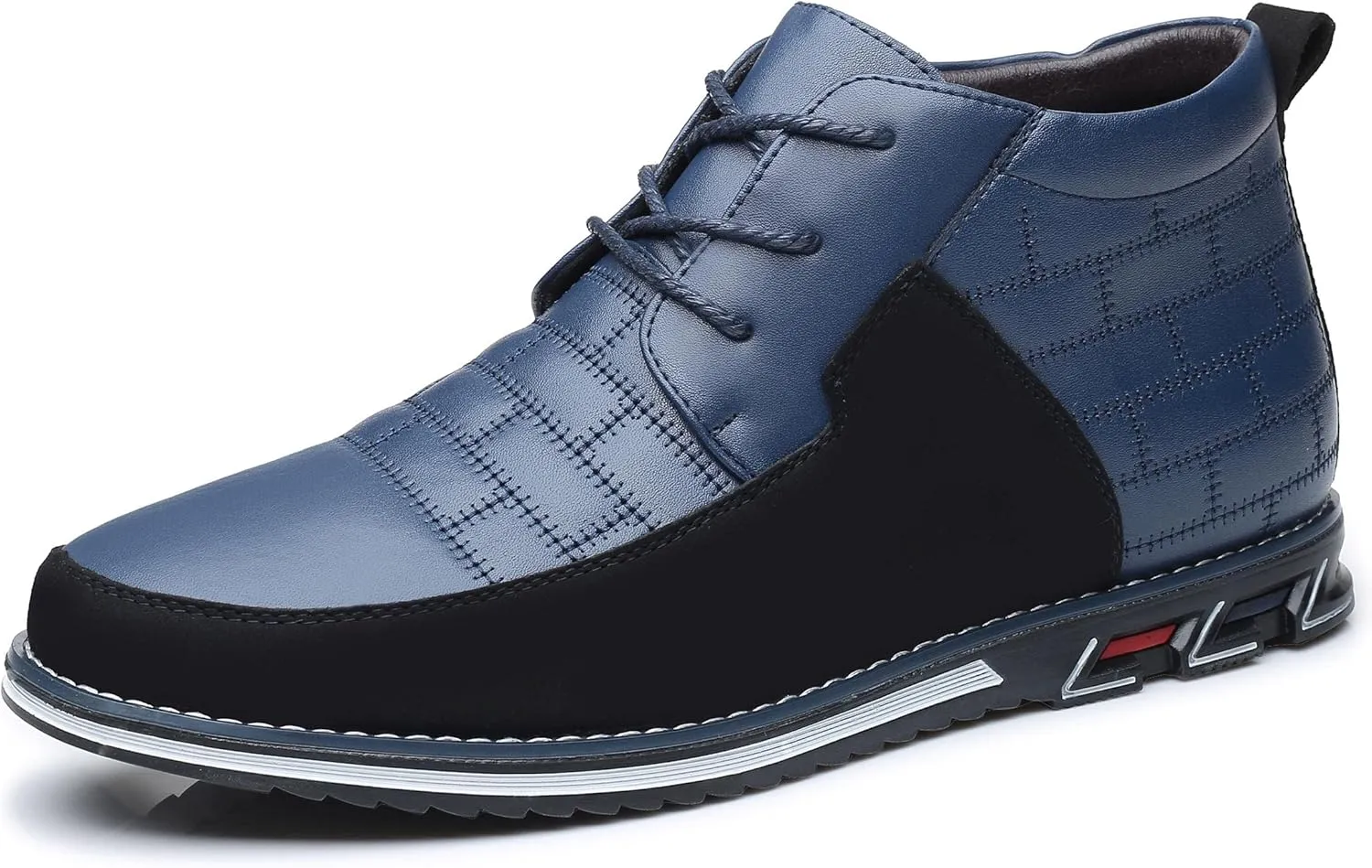 COSIDRAM Men Casual Shoes High-top Loafers Comfort Walking Sneakers Boots for Male