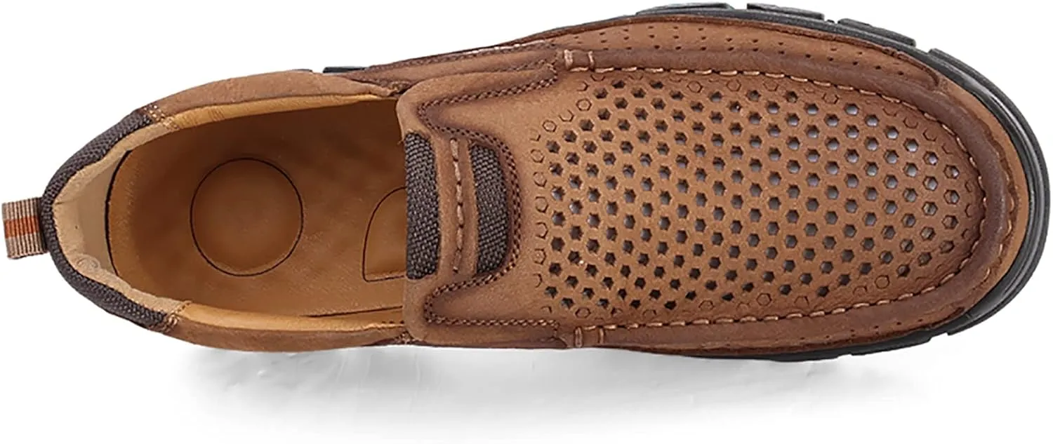 COSIDRAM Men Walking Sneakers Luxury Leather Shoes Casual Shoes Loafers for Male