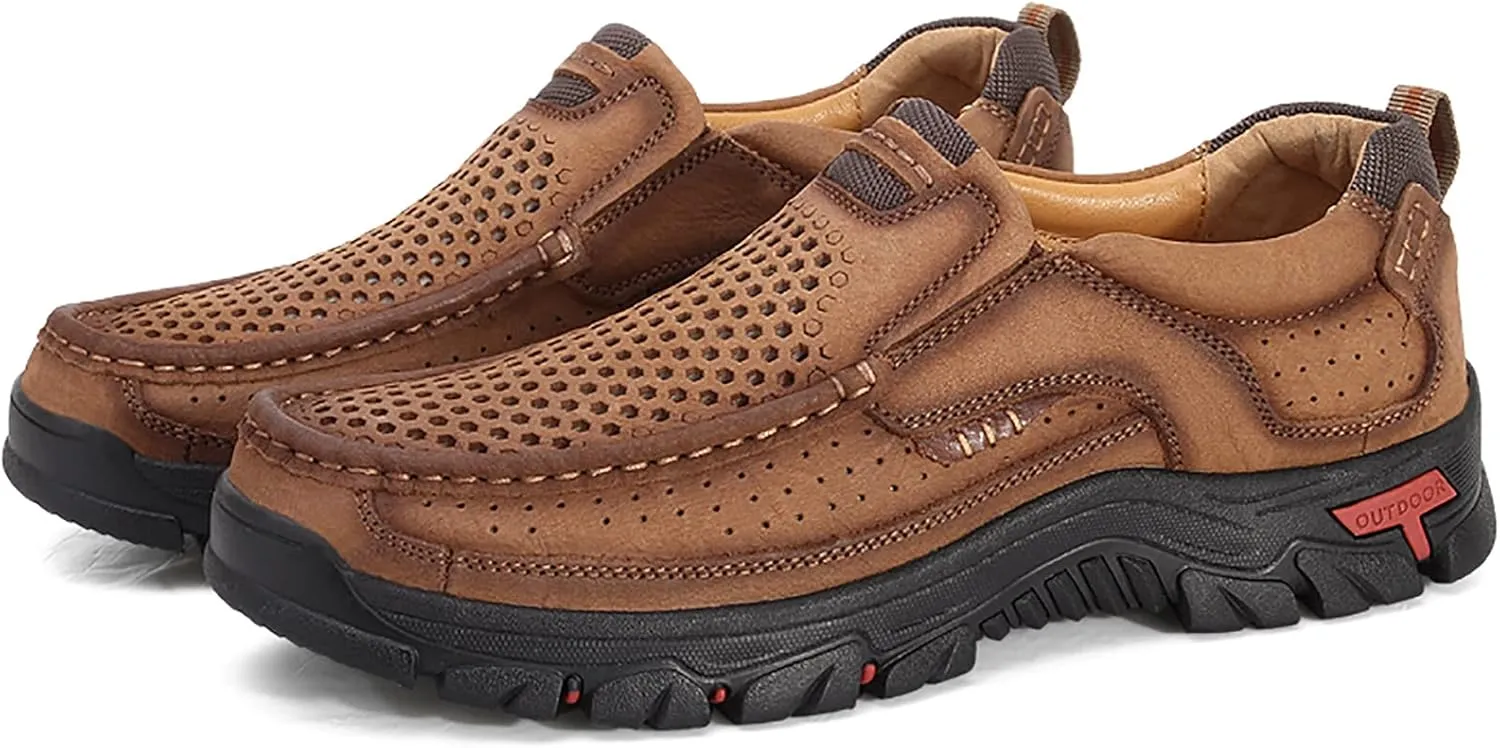 COSIDRAM Men Walking Sneakers Luxury Leather Shoes Casual Shoes Loafers for Male