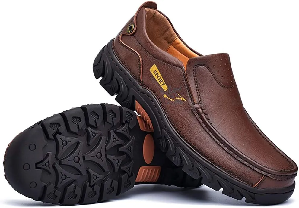 COSIDRAM Men Walking Sneakers Luxury Leather Shoes Casual Shoes Loafers for Male