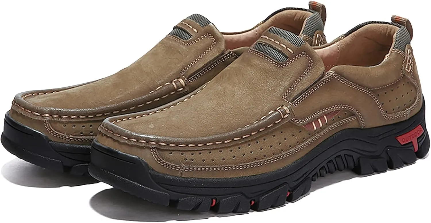 COSIDRAM Men Walking Sneakers Luxury Leather Shoes Casual Shoes Loafers for Male