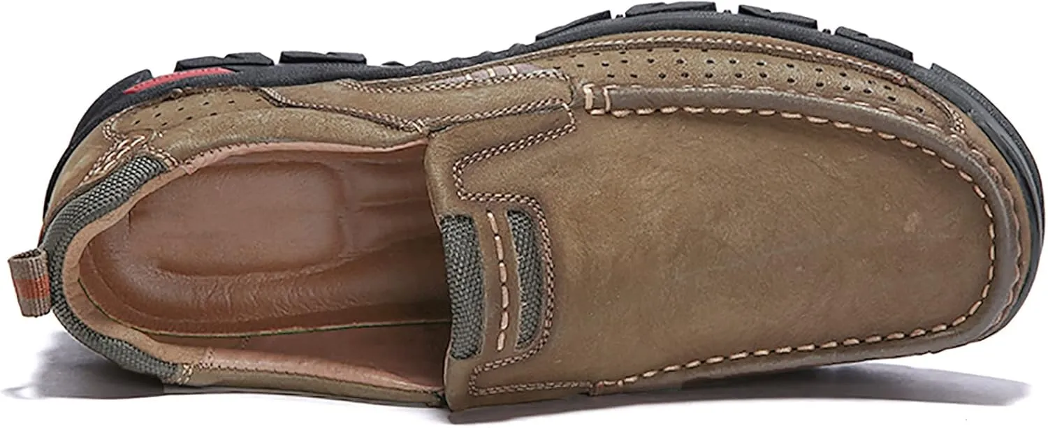 COSIDRAM Men Walking Sneakers Luxury Leather Shoes Casual Shoes Loafers for Male