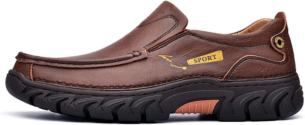 COSIDRAM Men Walking Sneakers Luxury Leather Shoes Casual Shoes Loafers for Male
