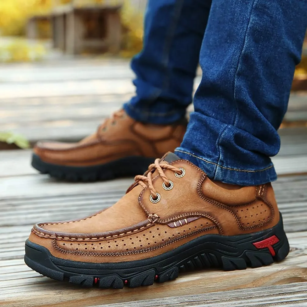 COSIDRAM Men Walking Sneakers Luxury Leather Shoes Casual Shoes Loafers for Male