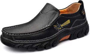 COSIDRAM Men Walking Sneakers Luxury Leather Shoes Casual Shoes Loafers for Male