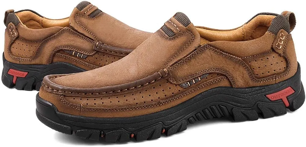 COSIDRAM Men Walking Sneakers Luxury Leather Shoes Casual Shoes Loafers for Male