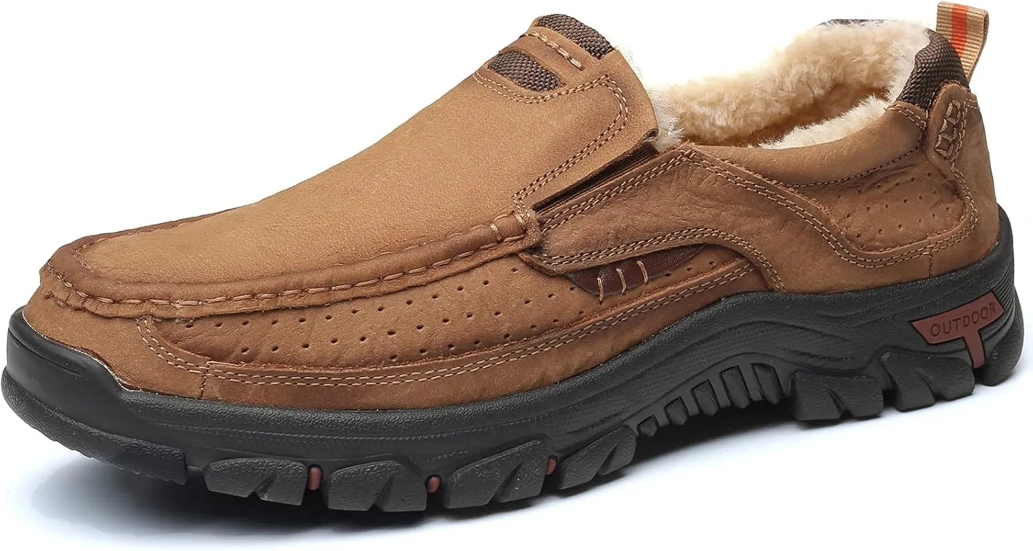 COSIDRAM Men Walking Sneakers Luxury Leather Shoes Casual Shoes Loafers for Male