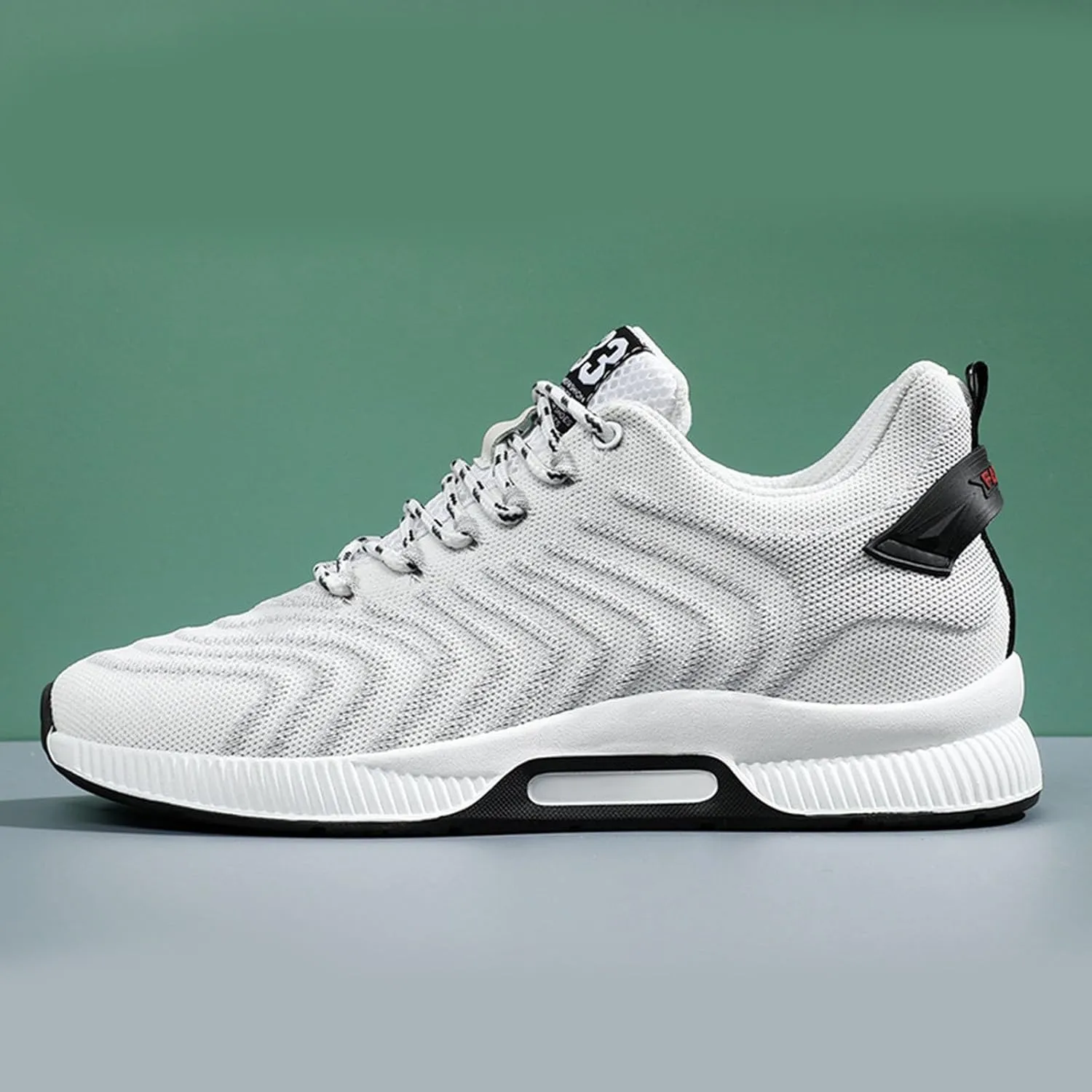 Couple Men's Elevator Shoes Men's Casual Mesh Trainers Lightweight Breathable Lace Up Sports Shoes with Mens Sneaker 626