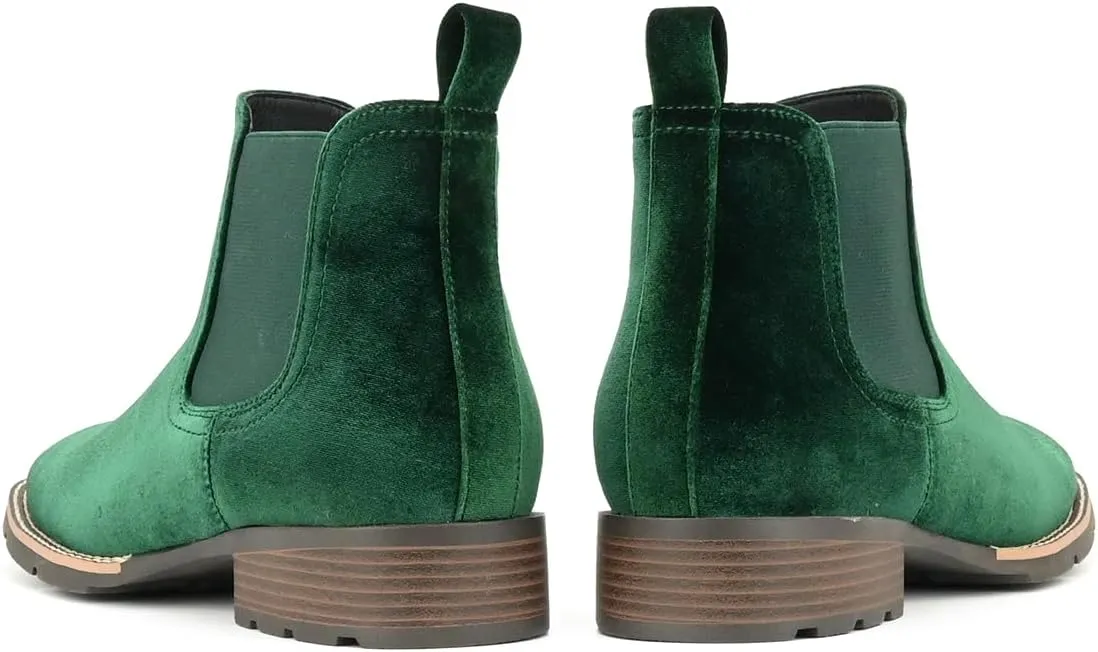 Cowboy Boots for Men Western Men's Boots Casual Dress Slip On Chelsea Boots Retro Stylish Shoes