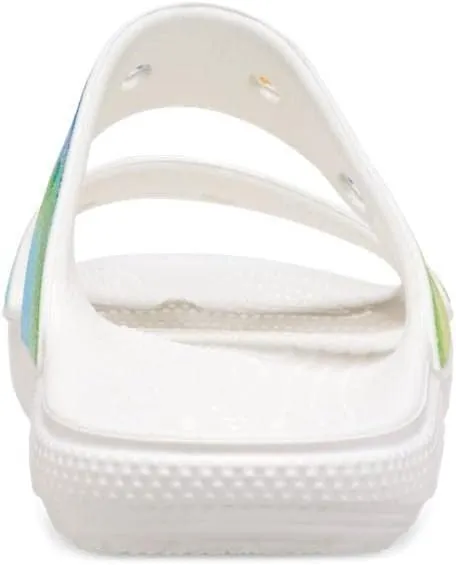 Crocs Unisex Classic Tie Dye Two-Strap Sandals Slide