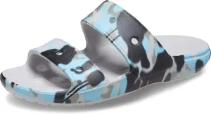 Crocs Unisex Classic Tie Dye Two-Strap Sandals Slide