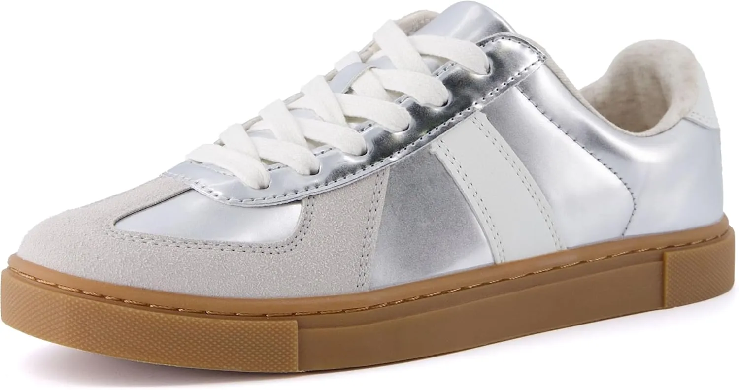 CUSHIONAIRE Women's Bailey lace up Sneaker  Comfort Foam, Wide Widths Available