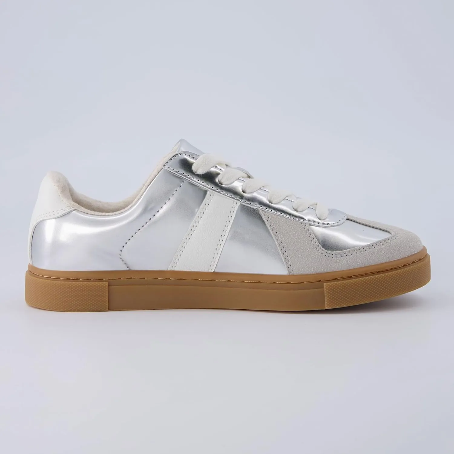 CUSHIONAIRE Women's Bailey lace up Sneaker  Comfort Foam, Wide Widths Available